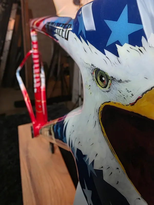 One of One Paint Jobs - SL8 Crit Champ Screaming Eagle