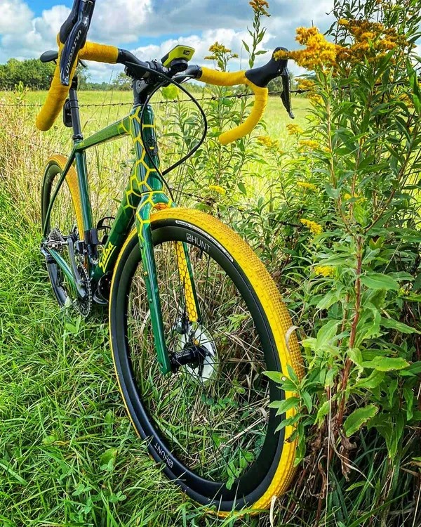 One of One Paint Jobs - Salsa Honey Comb